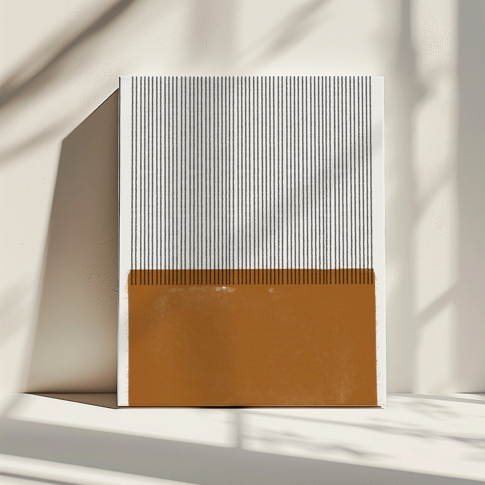 Gestreepte Harmonie | Canvas