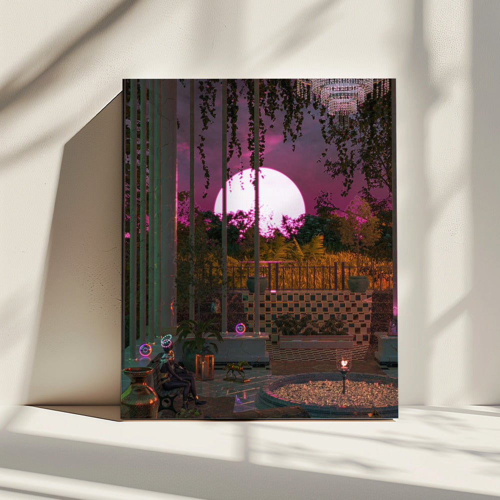 Paars Maanpaleis | Canvas