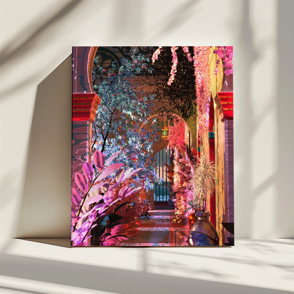 Gloeiend Paleis | Canvas