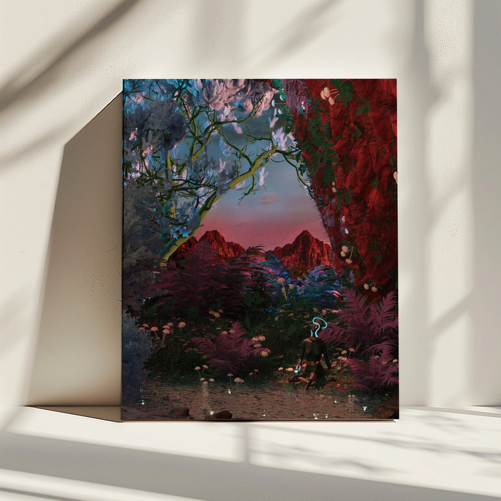 Stilleven Visvijver | Canvas
