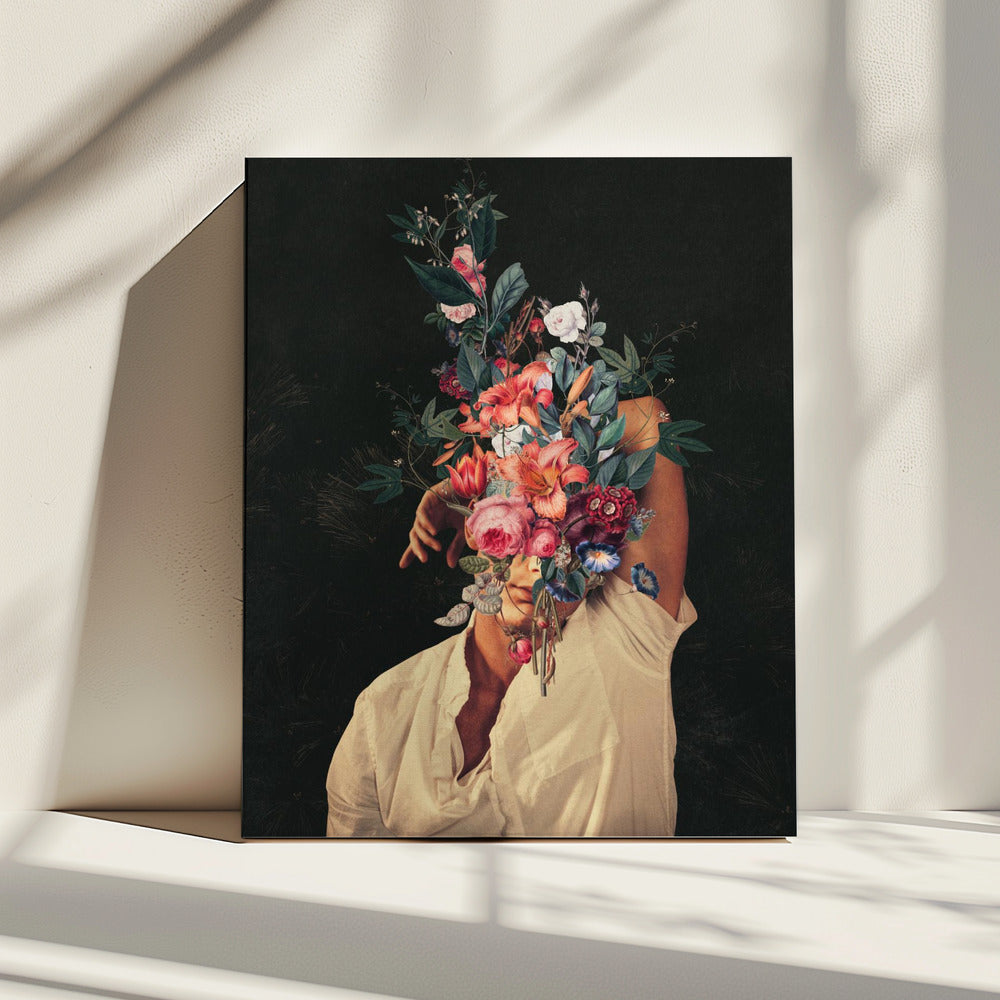 Rozen bloeiden elke keer dat ik aan je dacht | Canvas