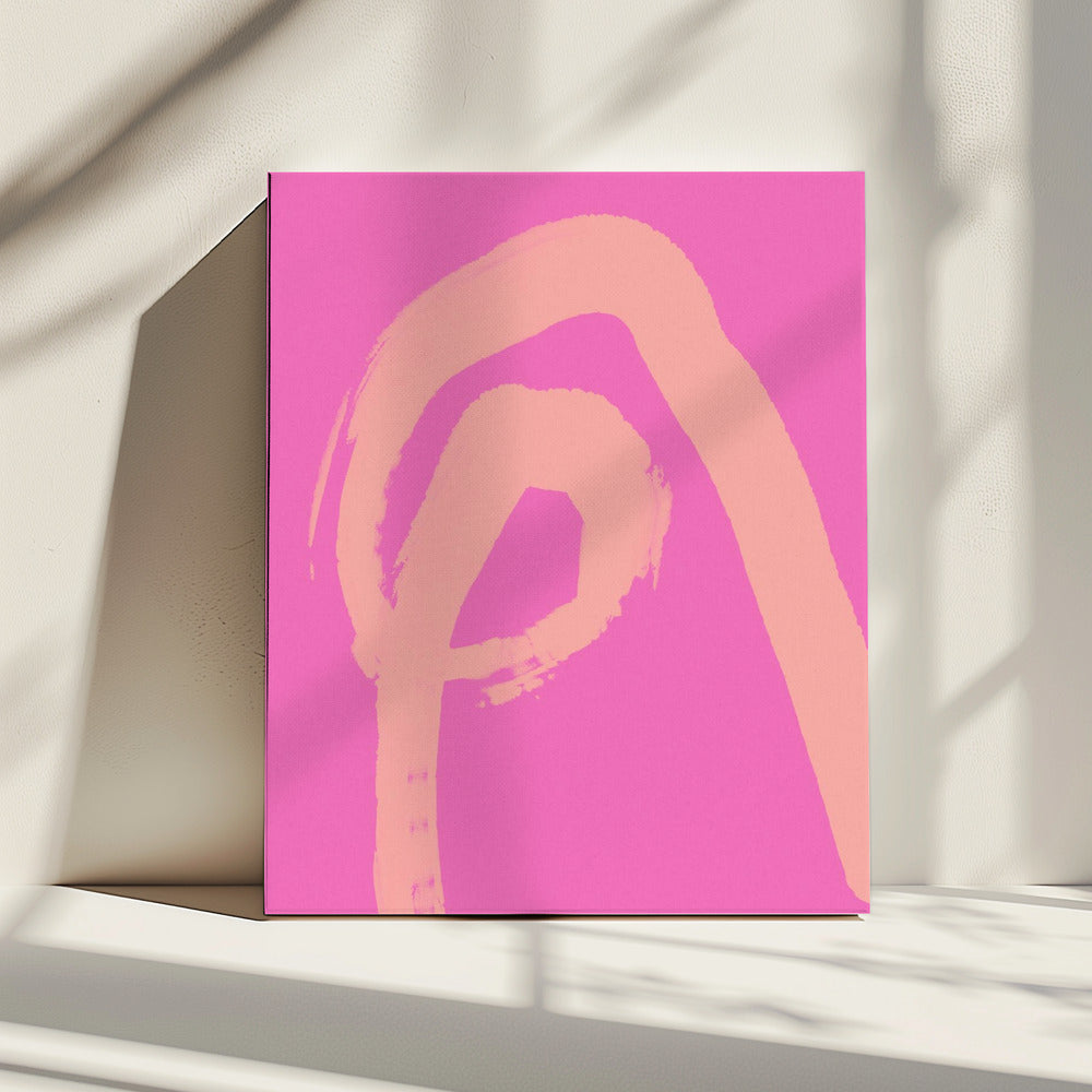 Gebogen gefluister | Canvas