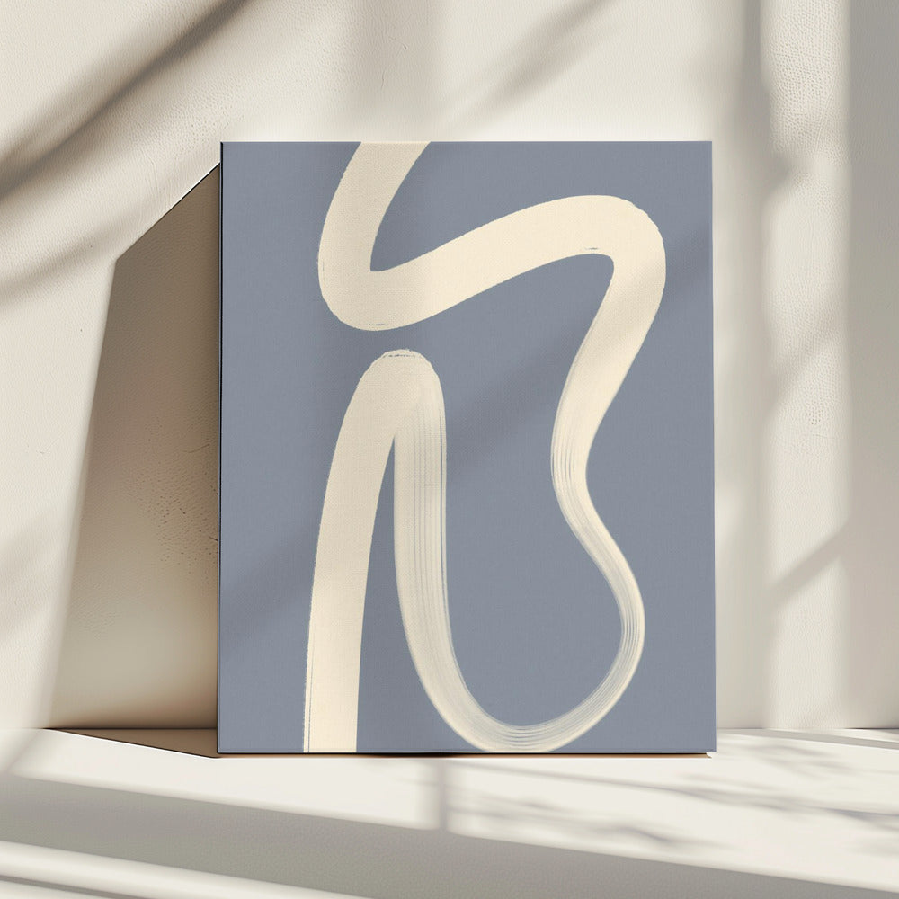 Gebogen lijnen dansen | Canvas