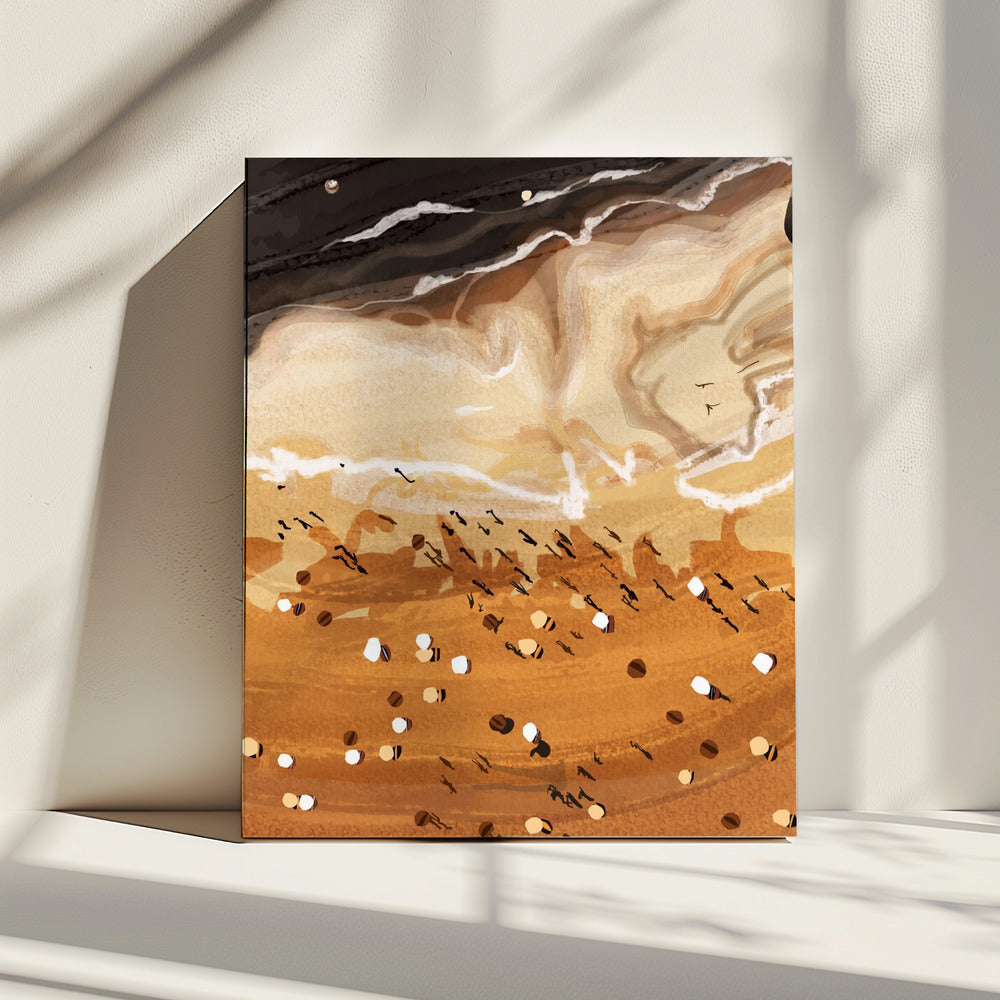 Koffiestrand | Canvas