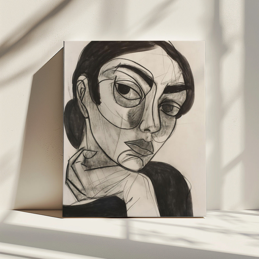 Intellectuele vrouw | Canvas
