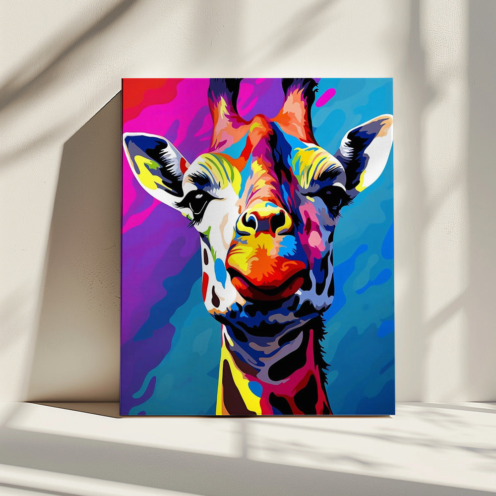 Giraf Pop Art | Canvas