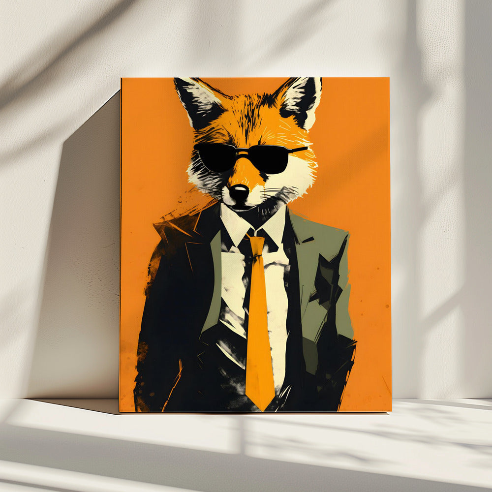 Vos in een pak | Canvas