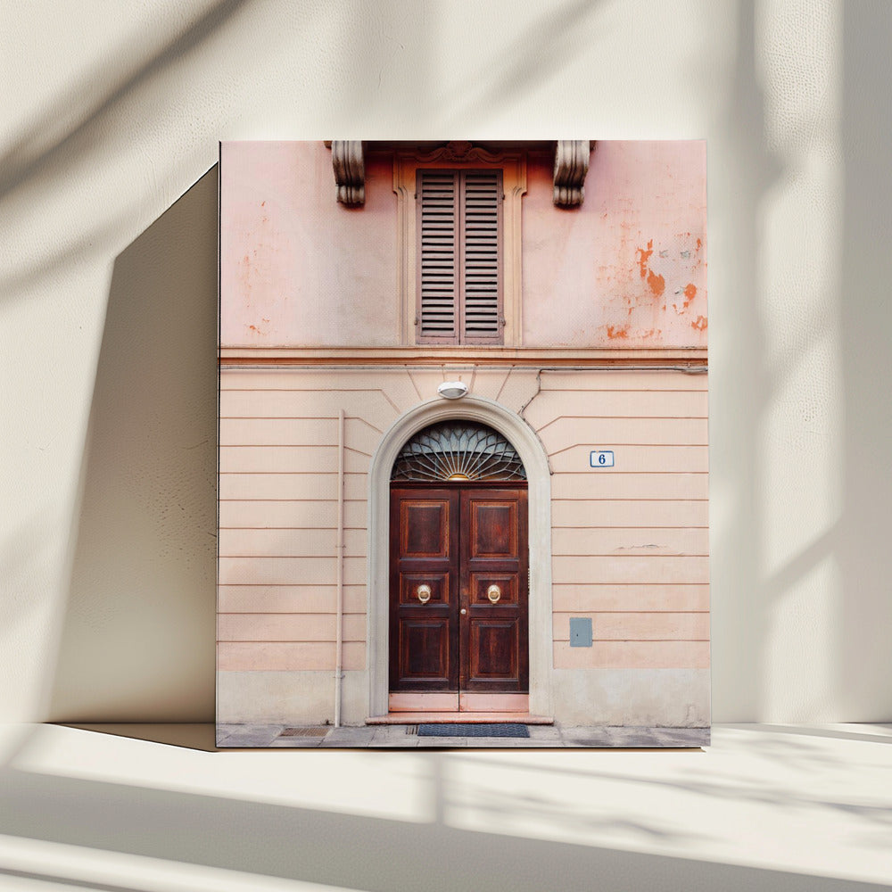 Bologna in roze | Reisfotografie Italië | Canvas