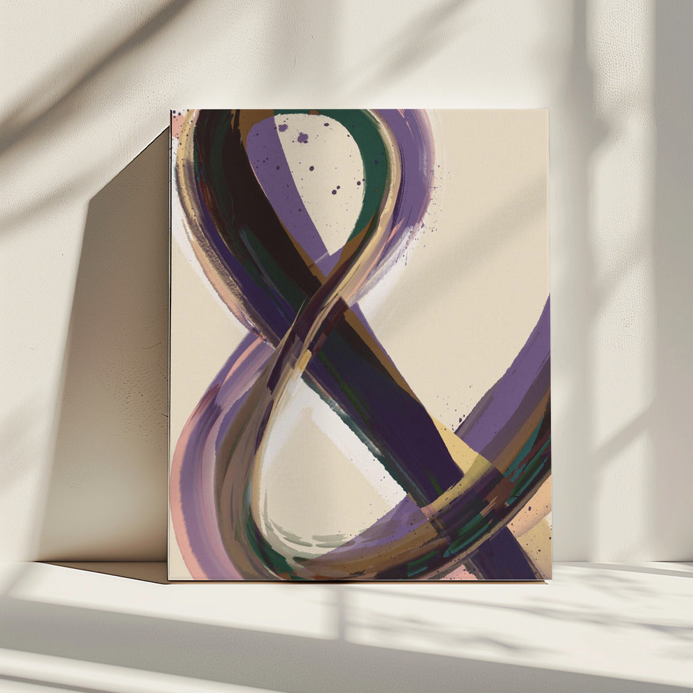Oneindige penseelstreek | Canvas
