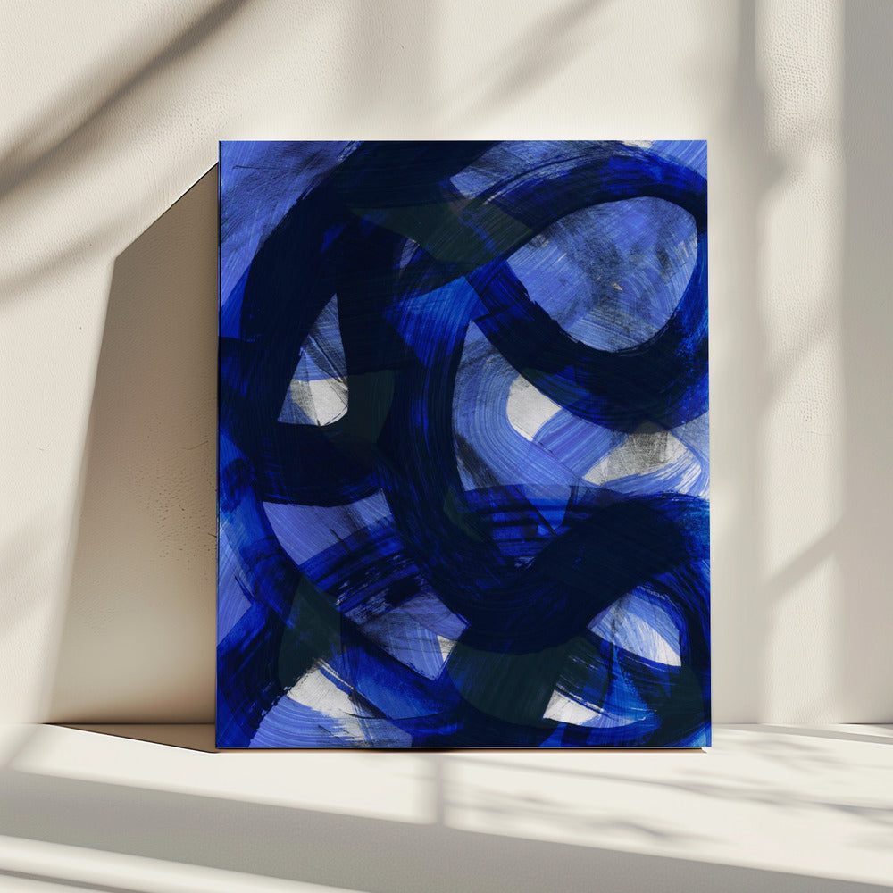 Abstracte penseelstreken 147 | Canvas