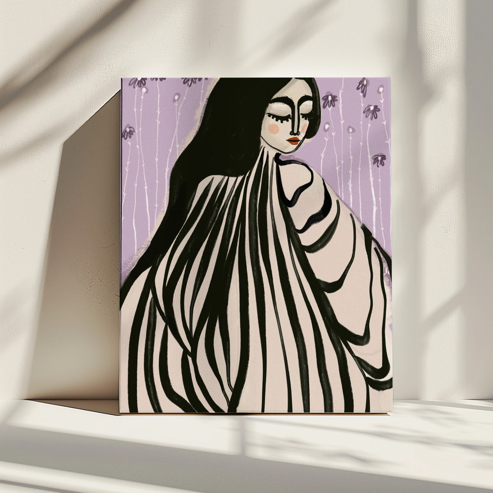 Vloeiende elegantie | Canvas