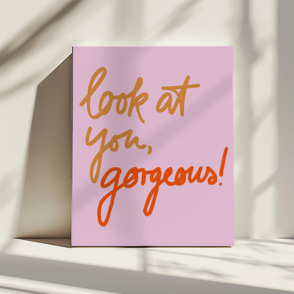 Kijk eens naar jezelf, prachtig | Canvas