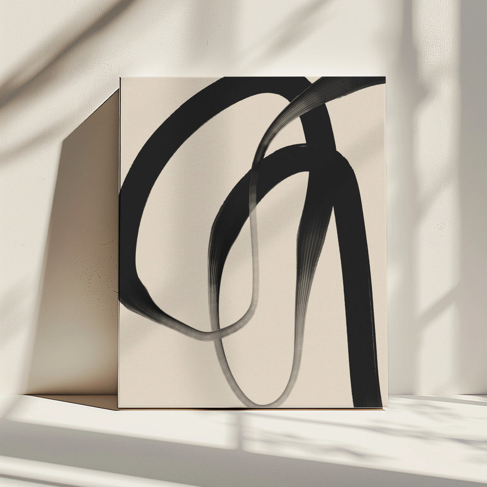 Vloeiende elegantie | Canvas