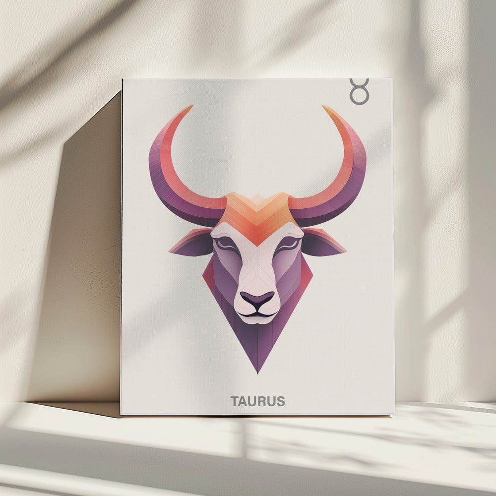 Sterrenbeeld Stier Kunst | Canvas
