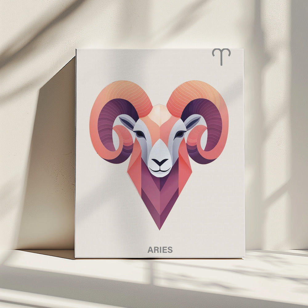 Zodiac Ram Kunst | Canvas