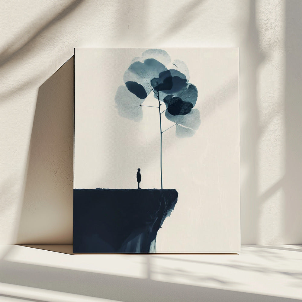 De rand van de klif | Canvas