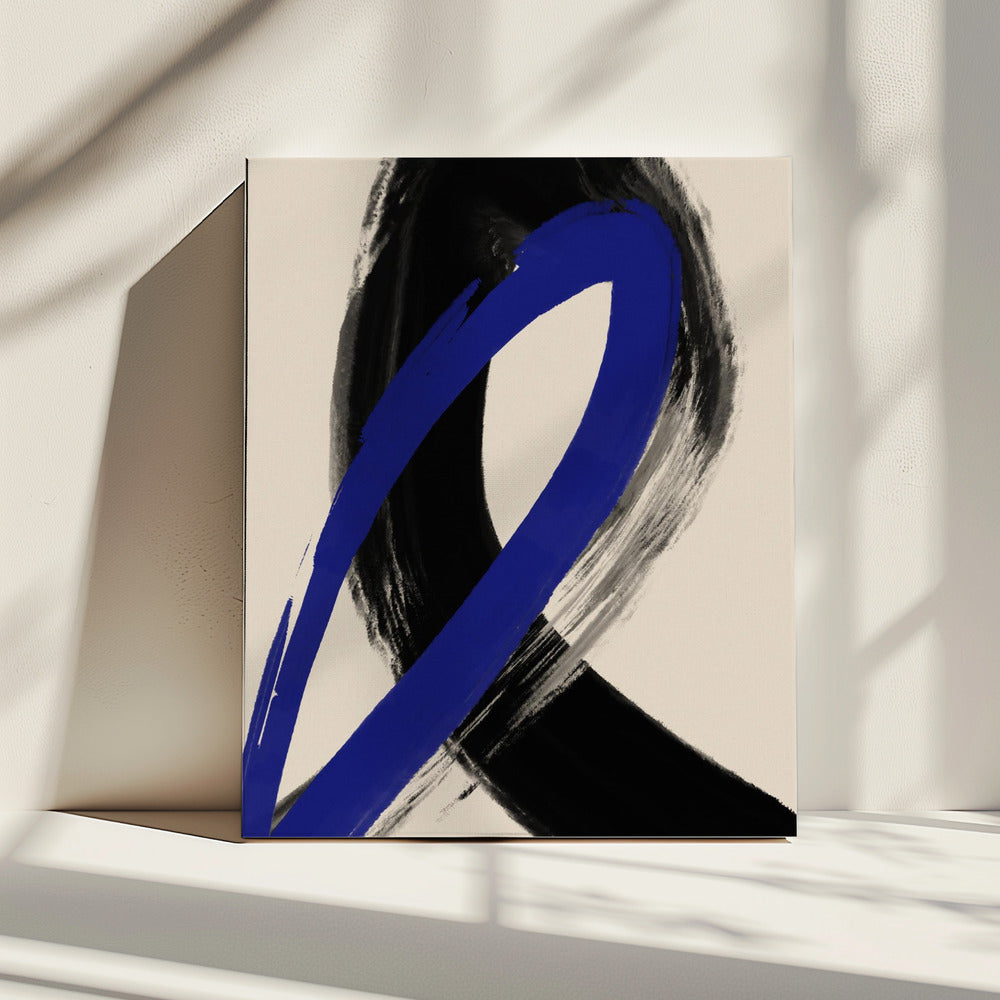 Vette lijnstroom | Canvas