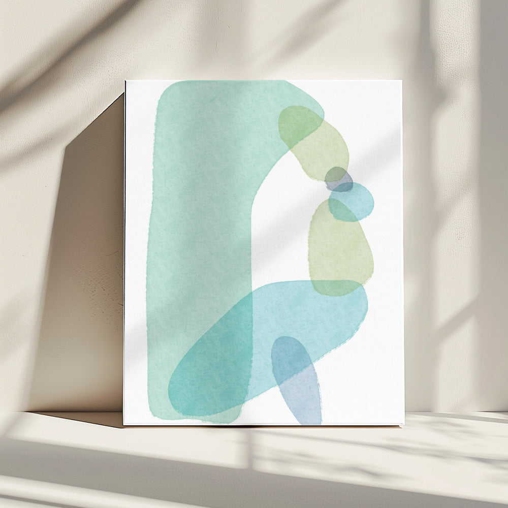 Pastelvlekken 2 | Canvas