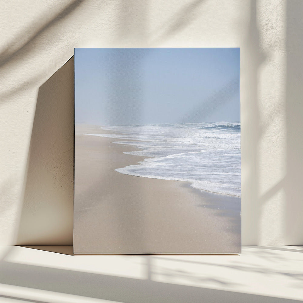 Blauw en zand 1 | Canvas