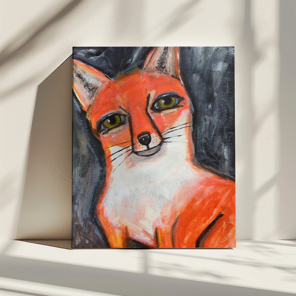 Oranje Vos | Canvas