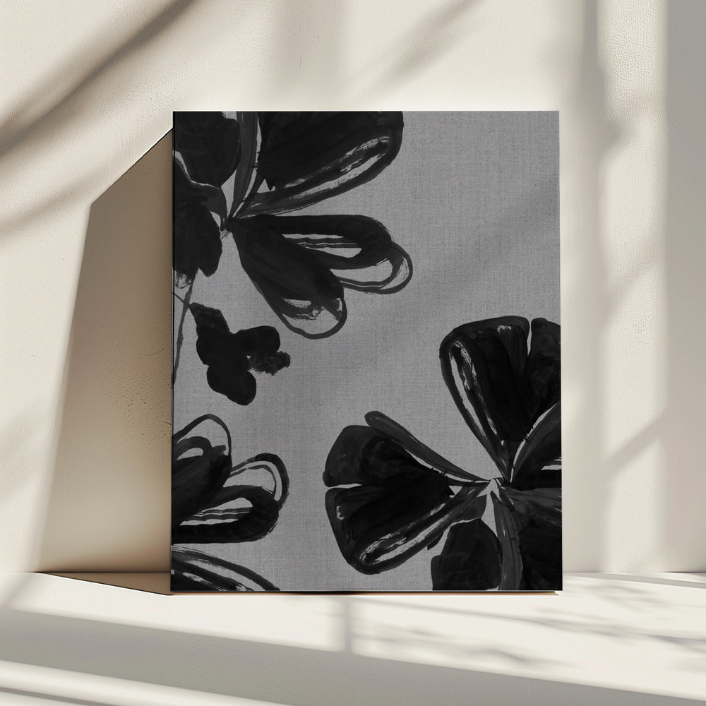 Black Floral 4 | Canvas