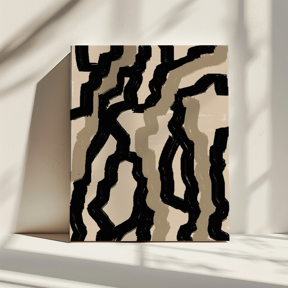 Zigzagreflecties | Canvas