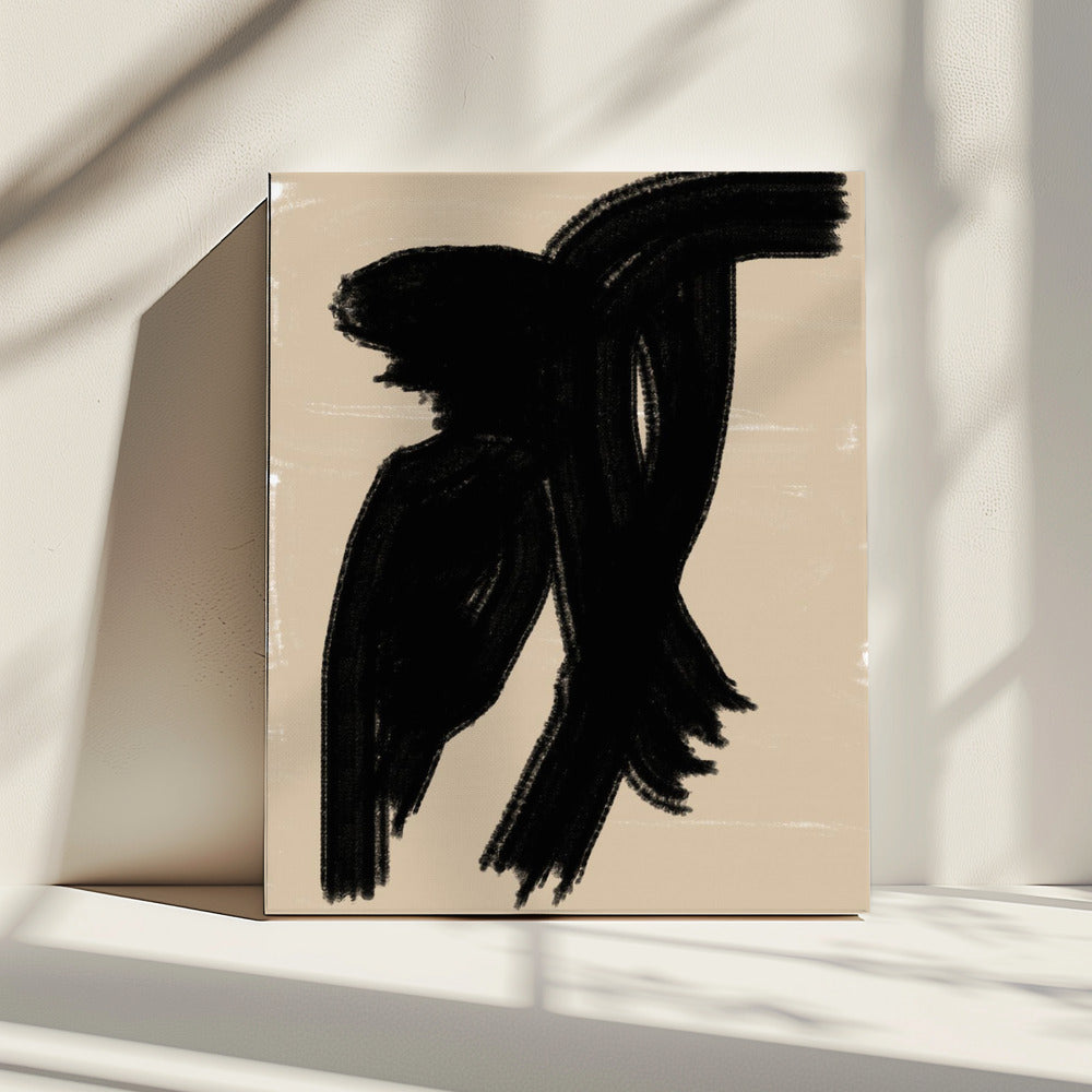 Schaduwrijke elegantie | Canvas