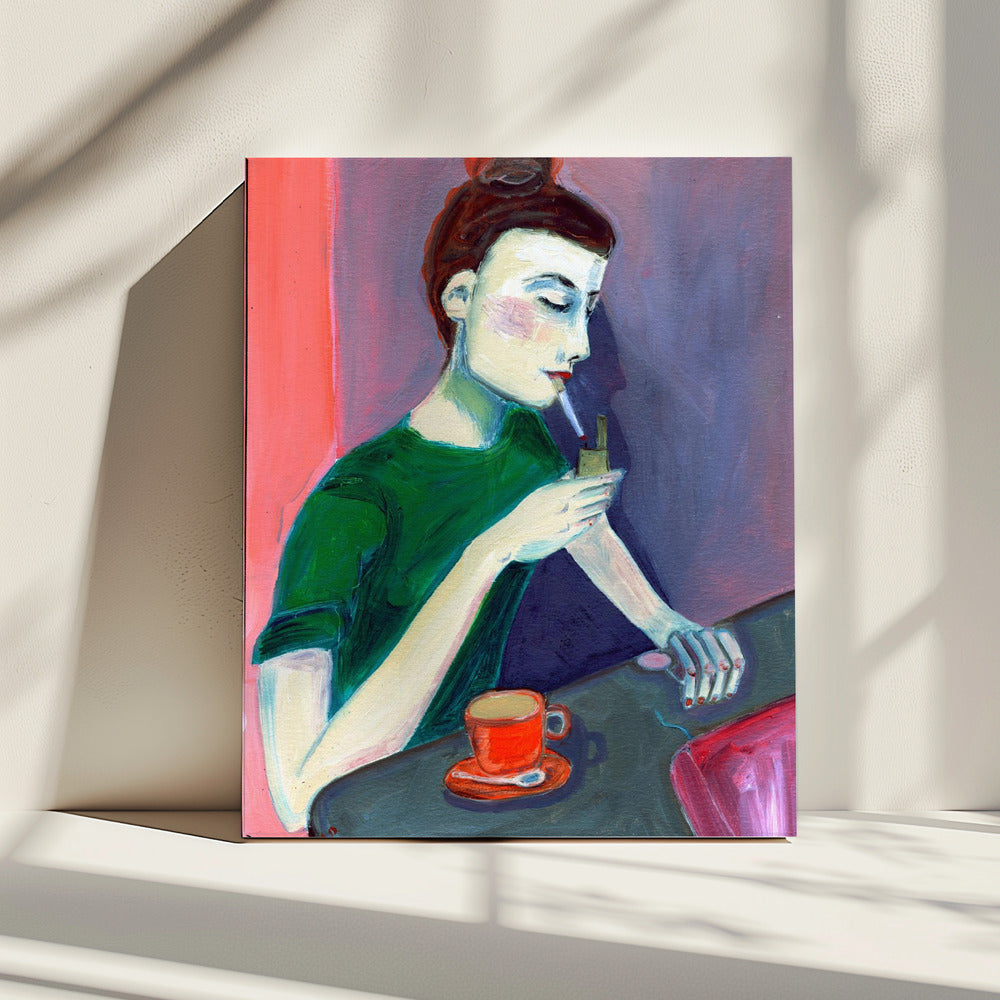 Dame steekt sigaret op | Canvas