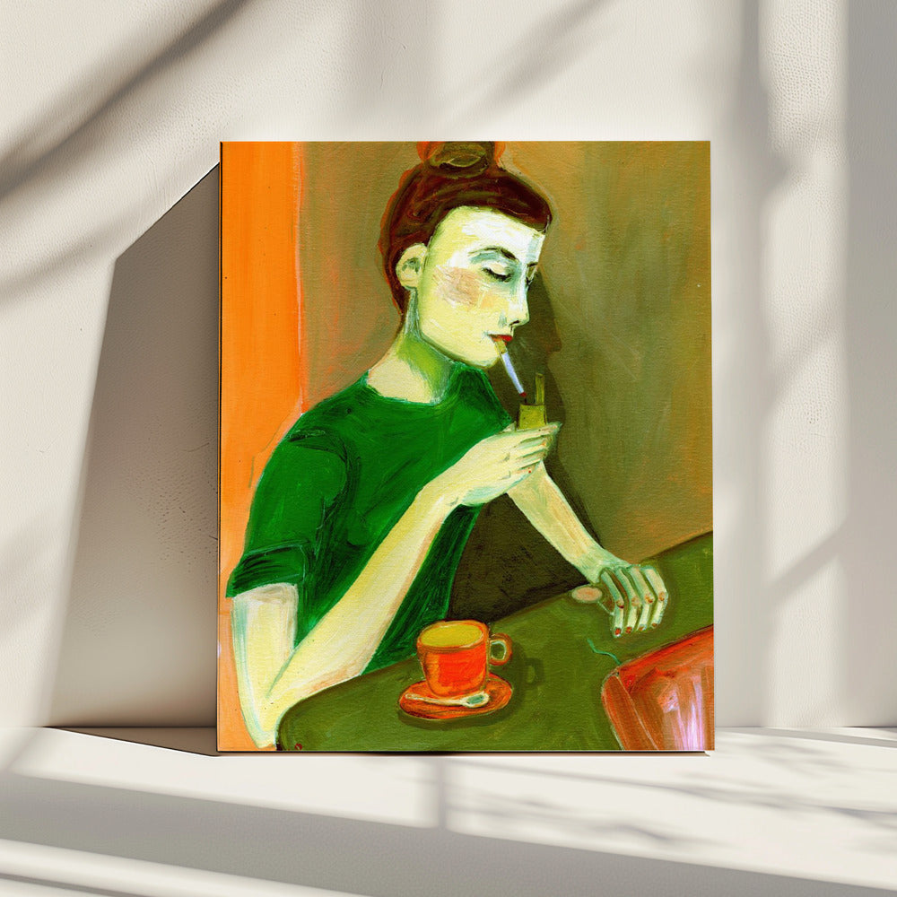 Dame steekt sigaret op | Canvas