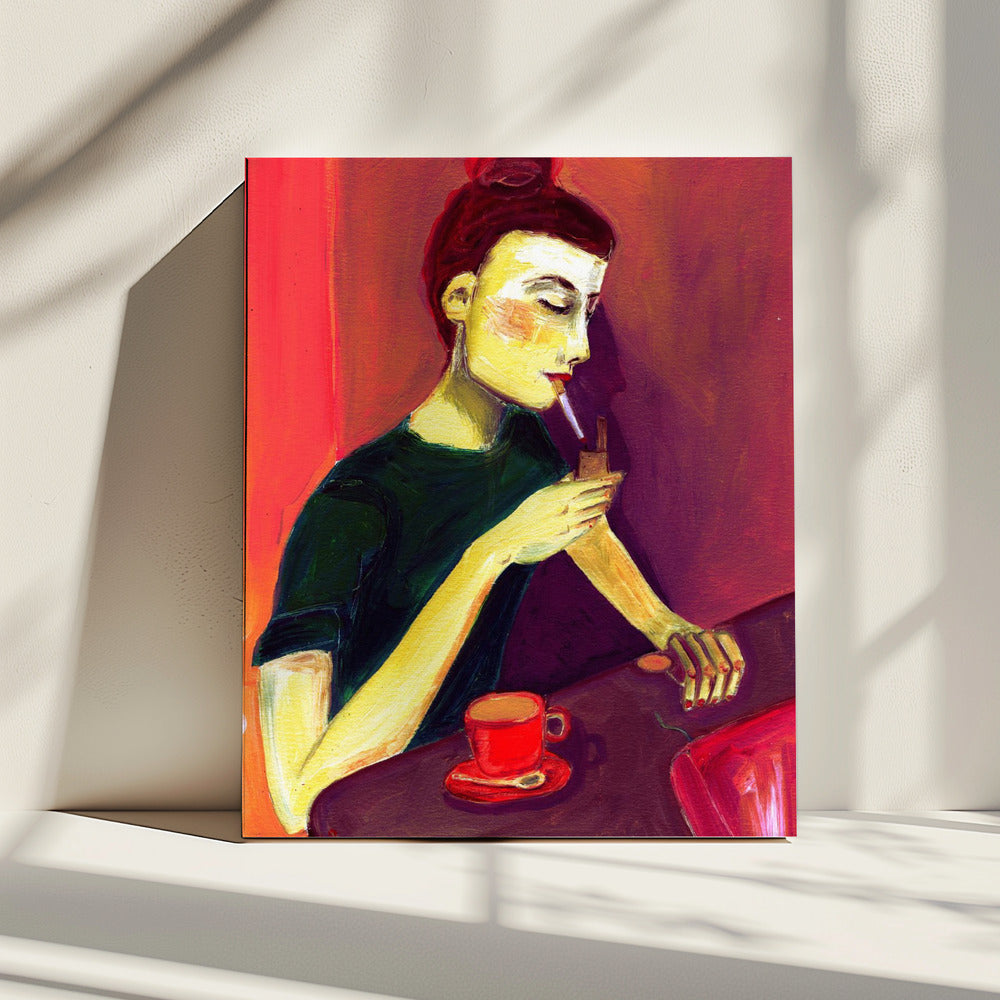 Dame steekt sigaret op | Canvas