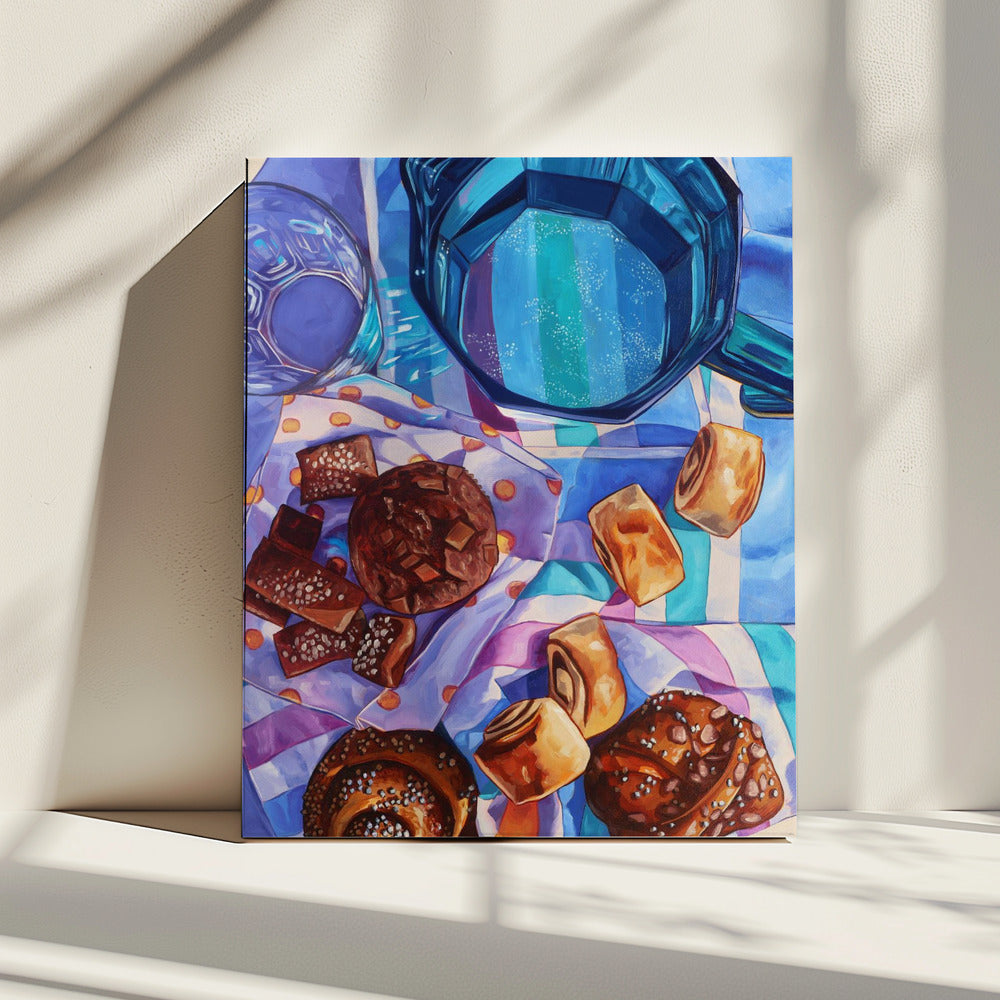 Ochtend op een vrije dag | Canvas