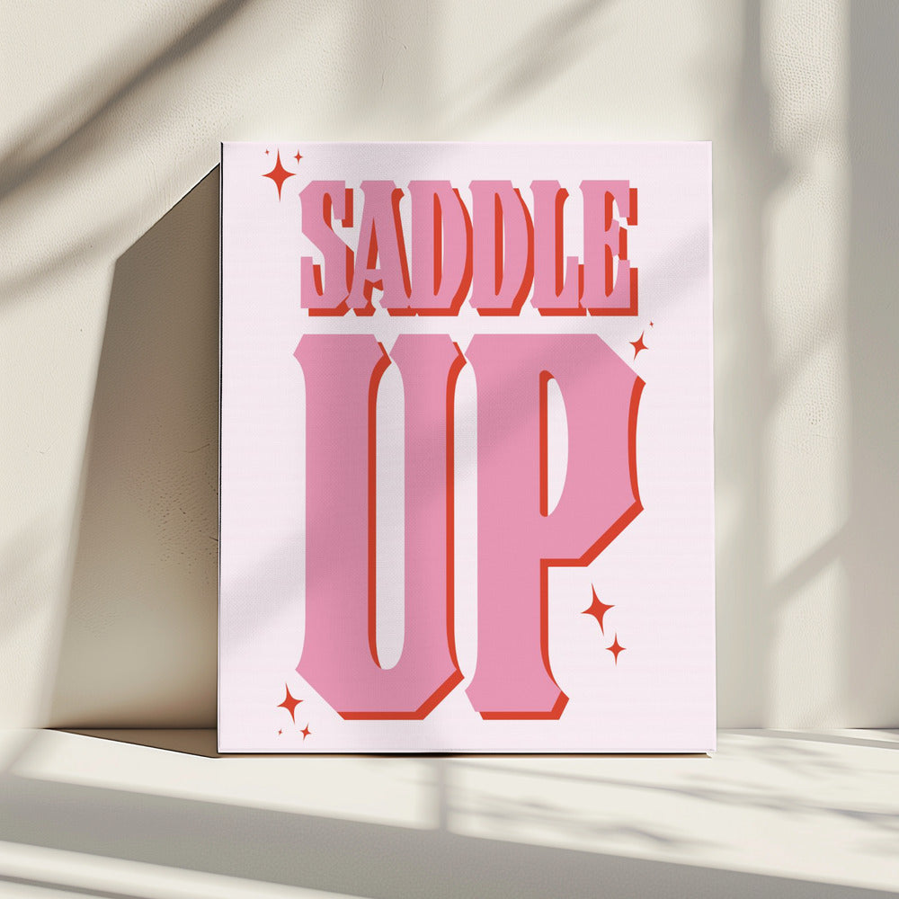 Zadel op | Canvas