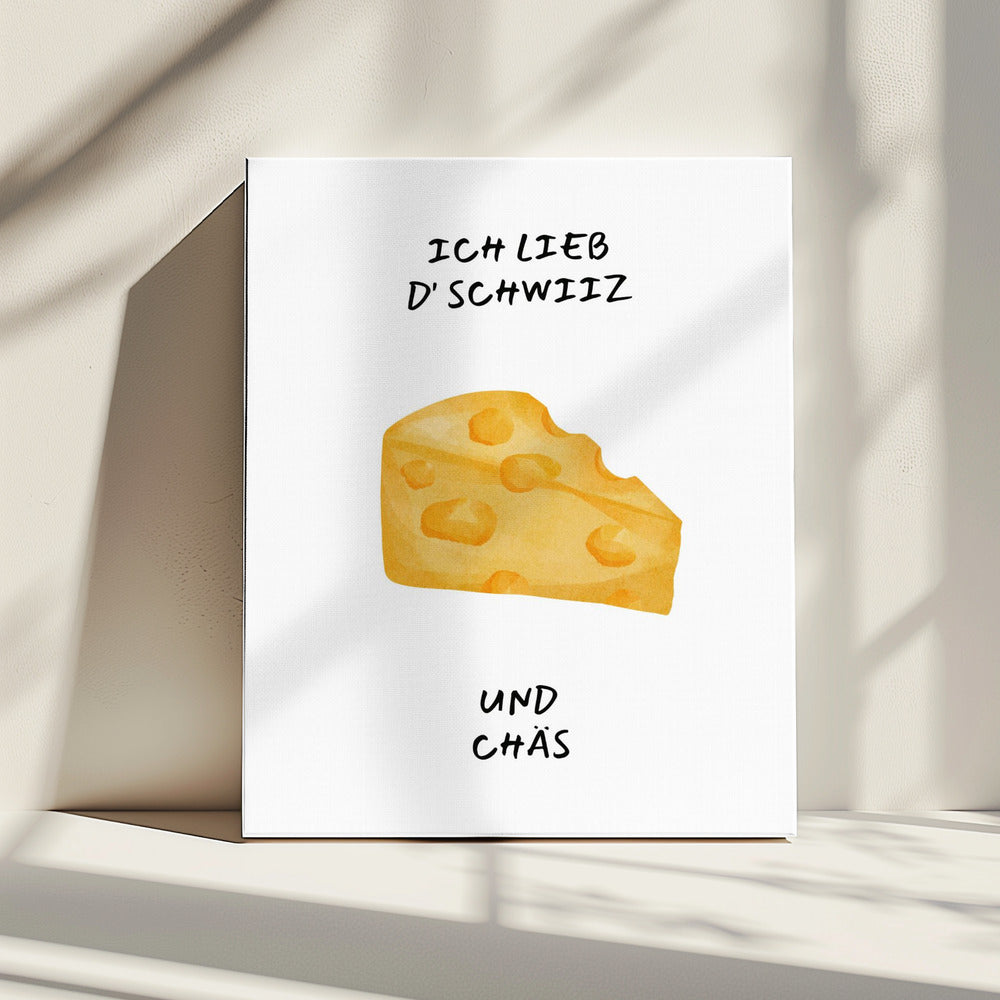 Ik hou van zwart | Canvas