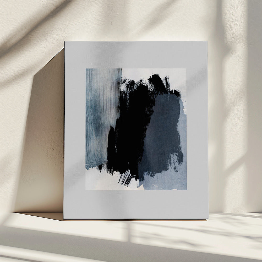 Abstracte penseelstreken 15 | Canvas