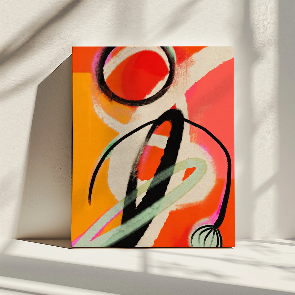 Levendige wervelwind | Canvas