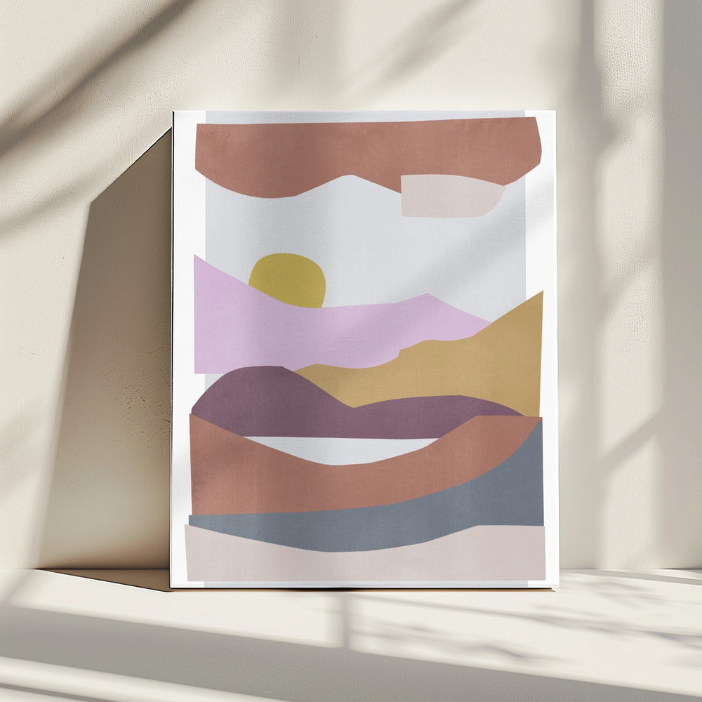 Abstracte vormen 8 | Canvas