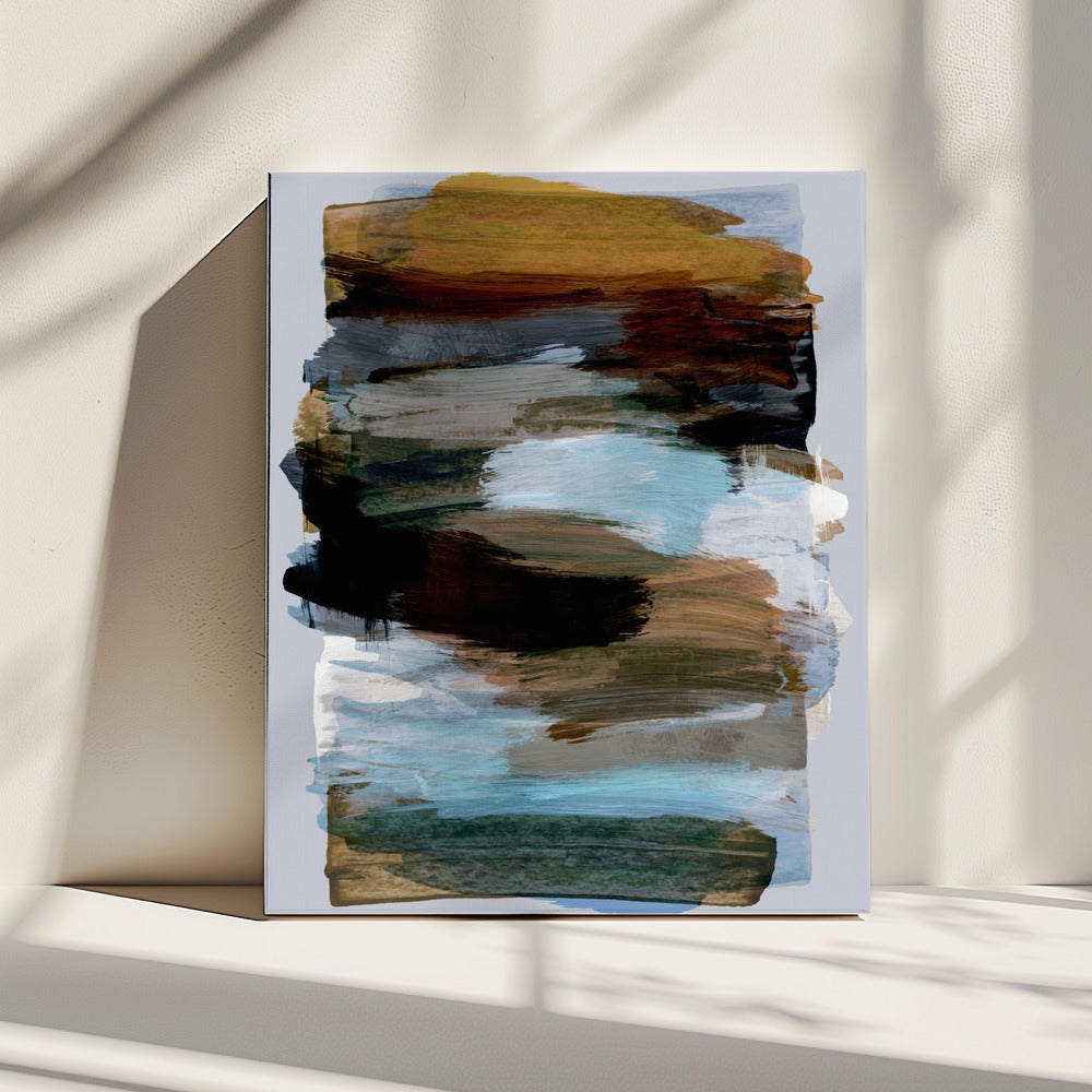 Abstracte penseelstreken 78X | Canvas