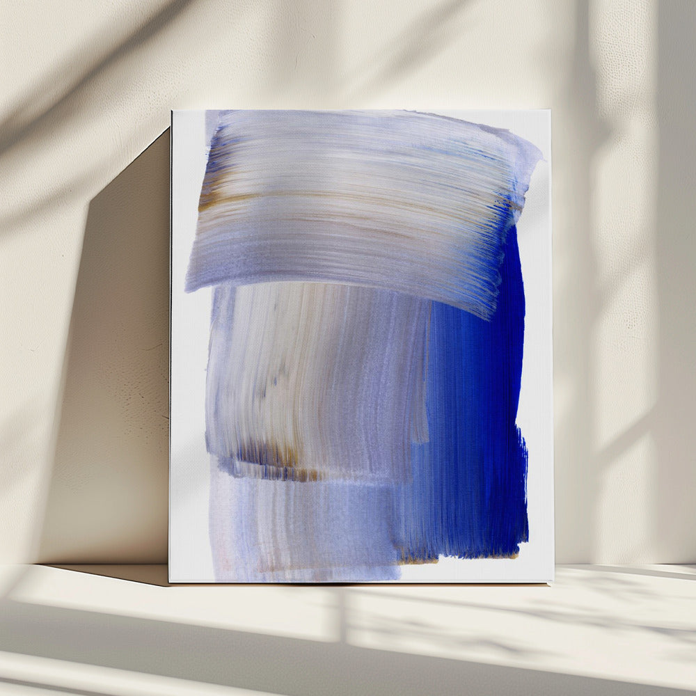 Abstracte penseelstreken 100 | Canvas