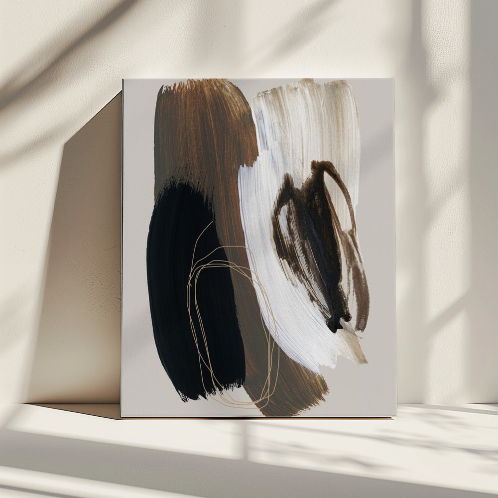 Abstracte penseelstreken 108X | Canvas
