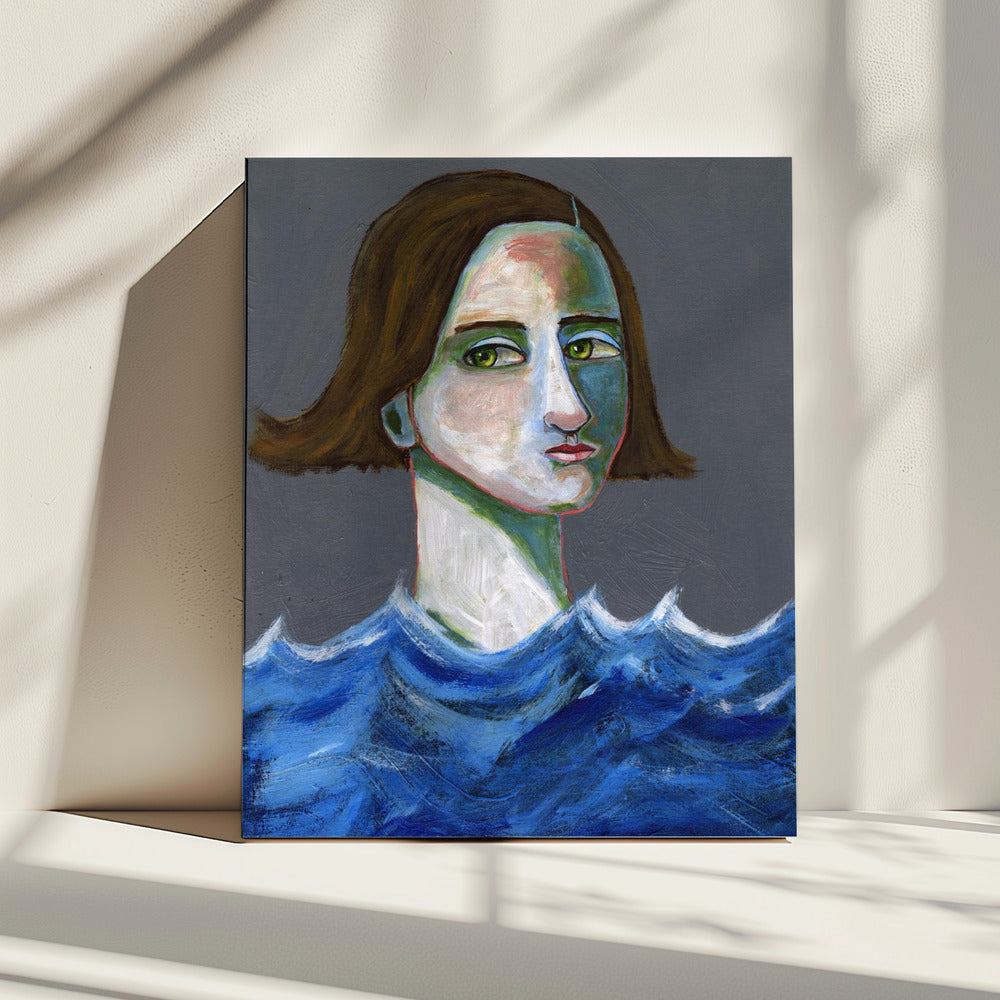 De zwemmer | Canvas