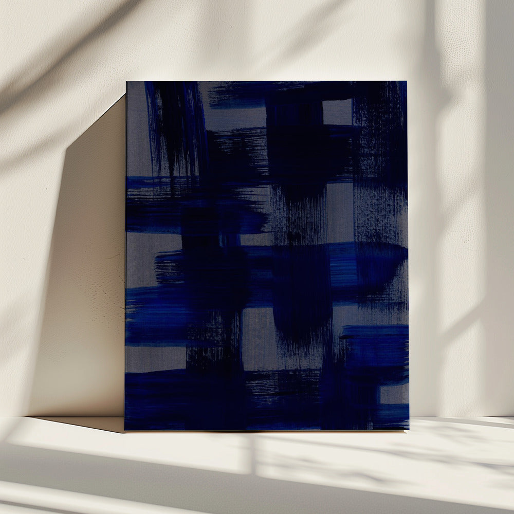 Abstracte penseelstreken 128 | Canvas