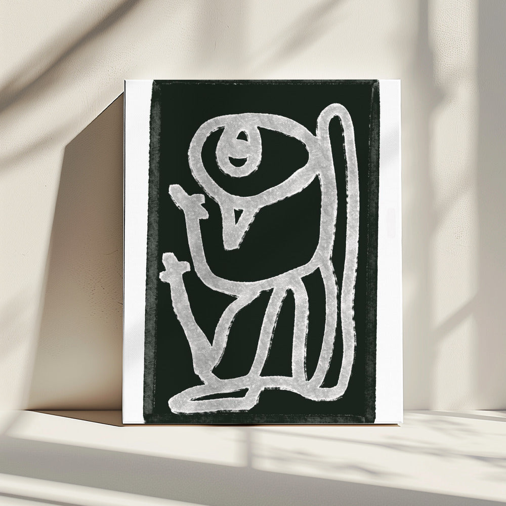 Abstracte Eend | Canvas