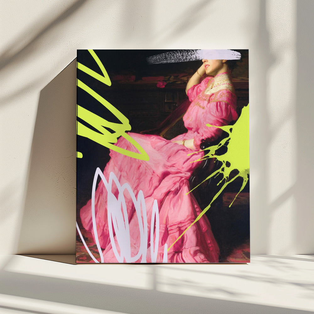 Neonroze jurk Ratio2x3 | Canvas