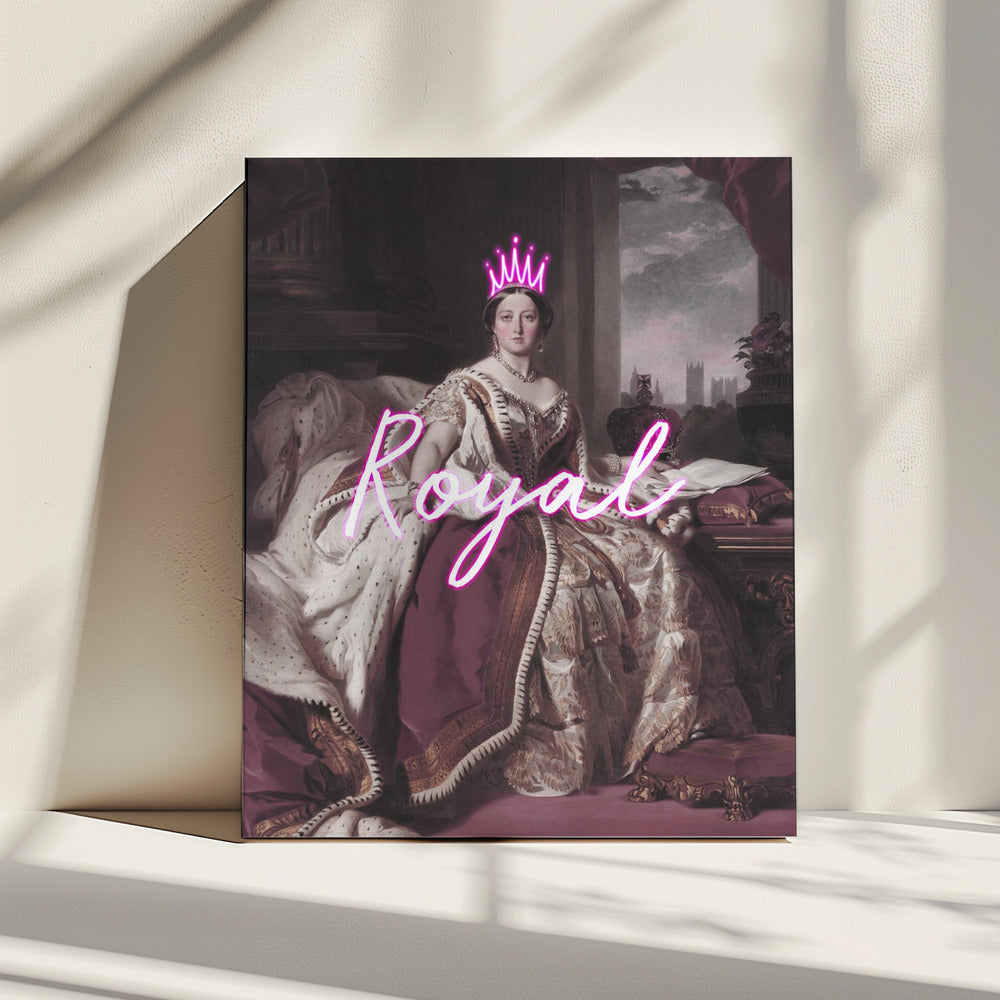 Queenvictoriaroyalneon Ratioiso | Canvas