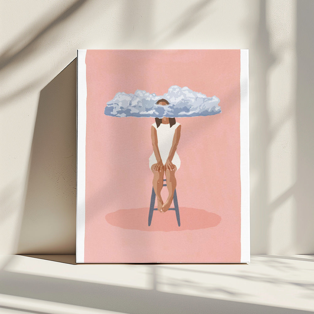Roze Meditatie | Canvas