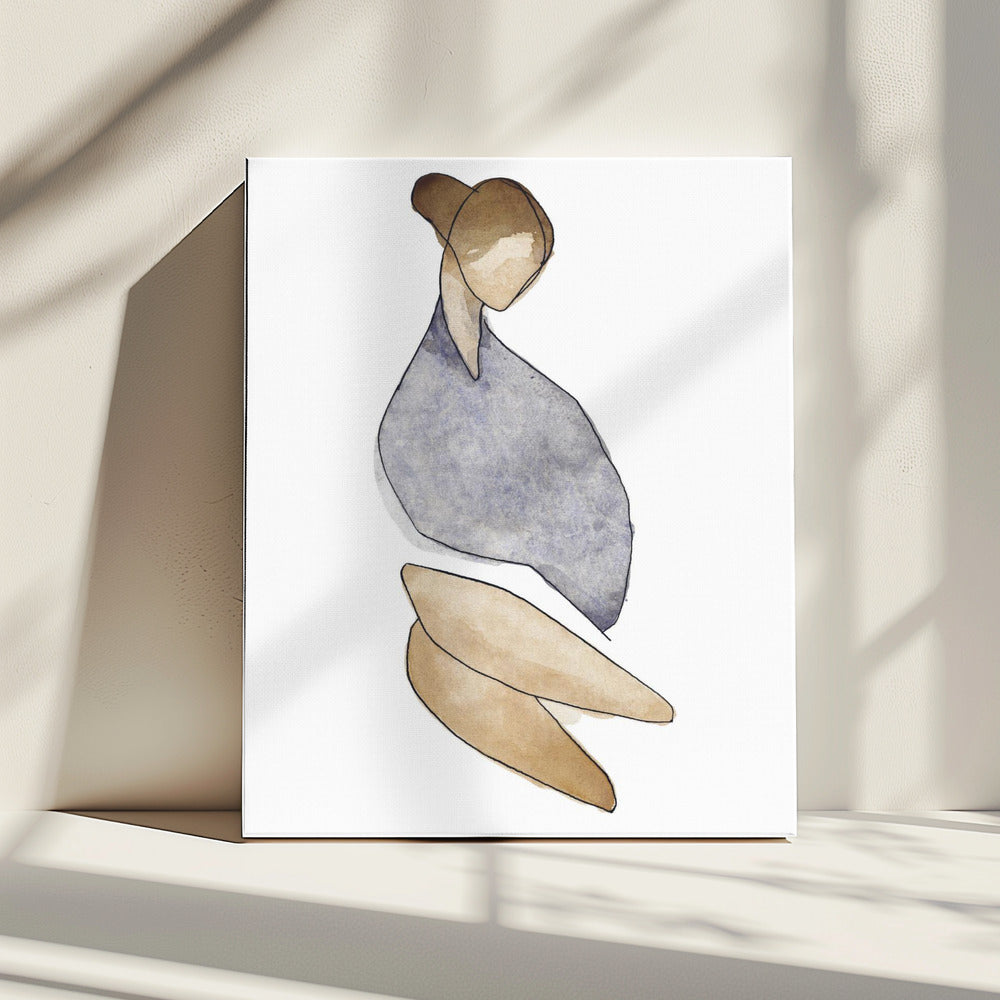 Sitting Woman no.11 | Canvas