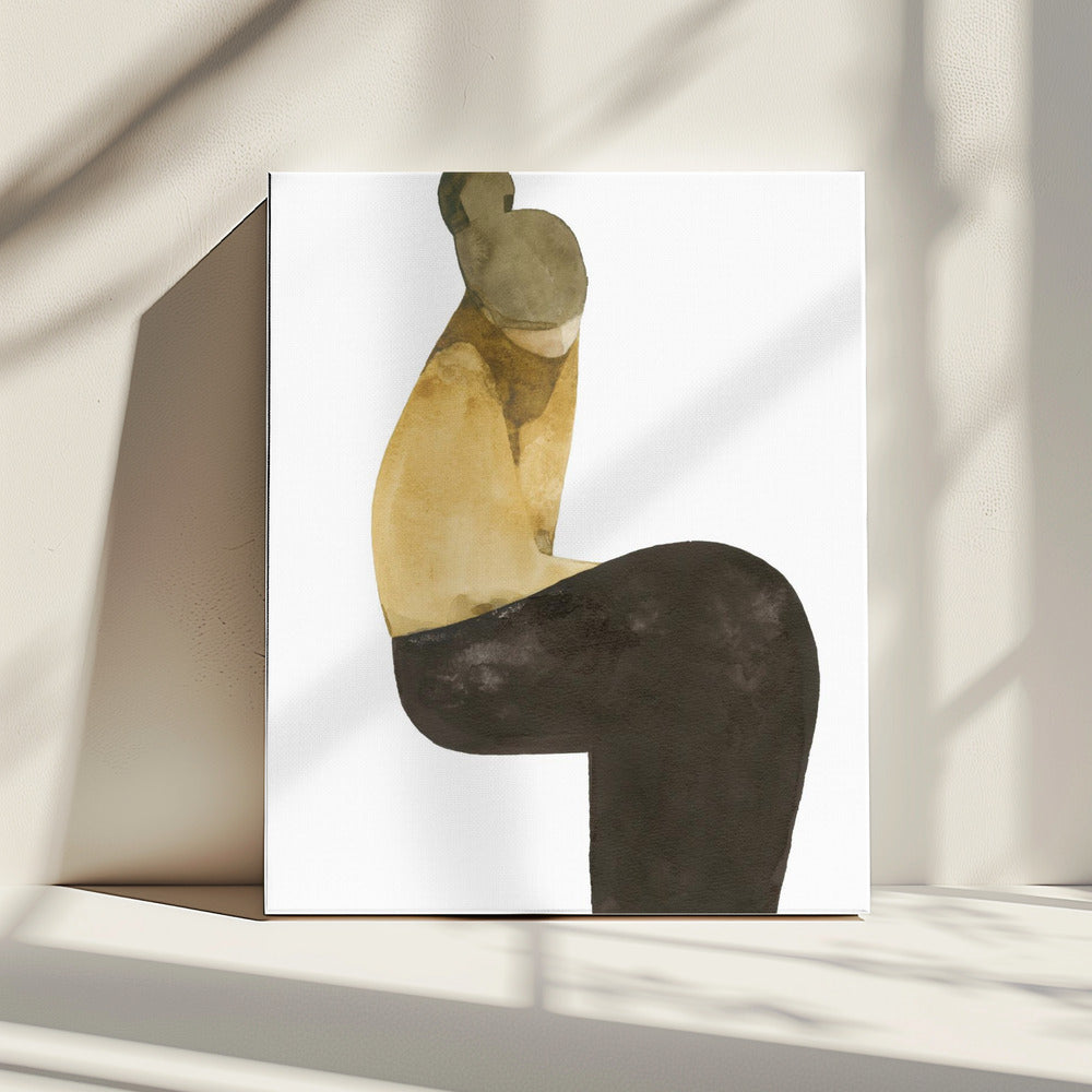 Zittende vrouw nr. 15 | Canvas