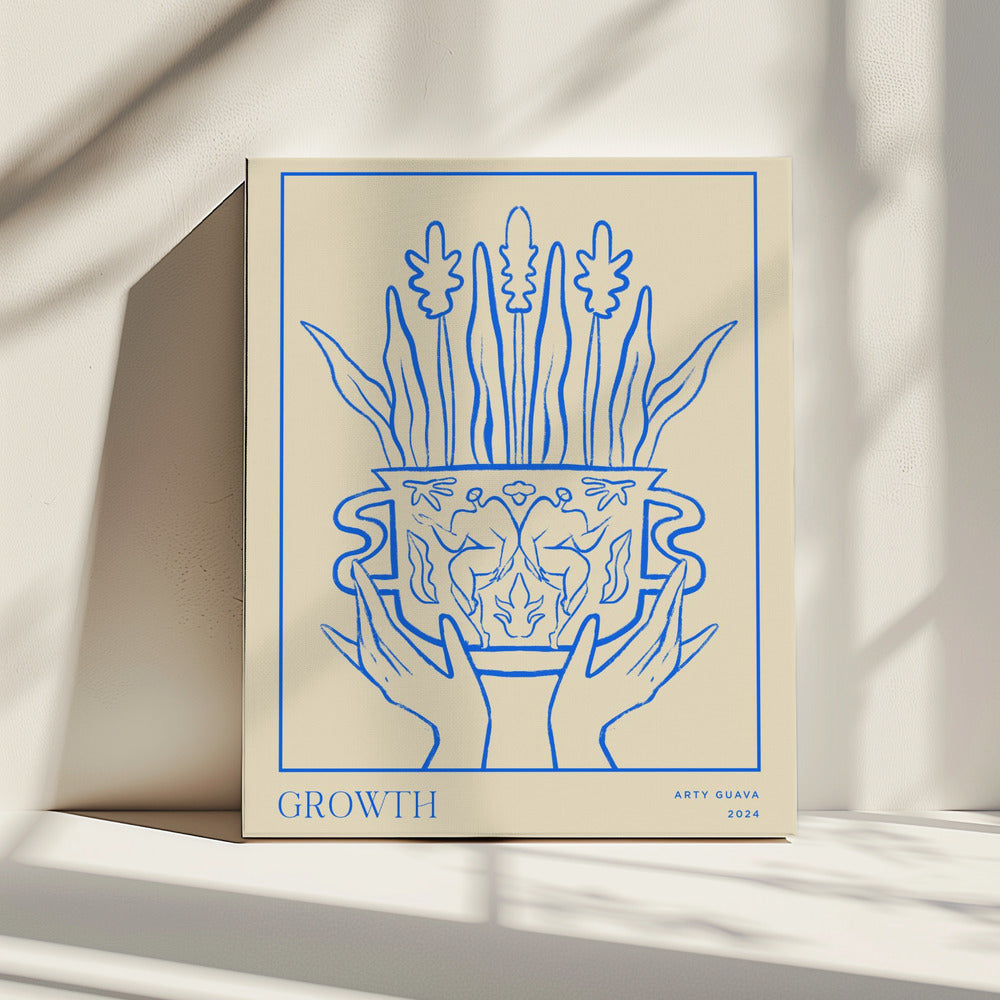 Vessel Collection : Growth (LineArt) | Canvas