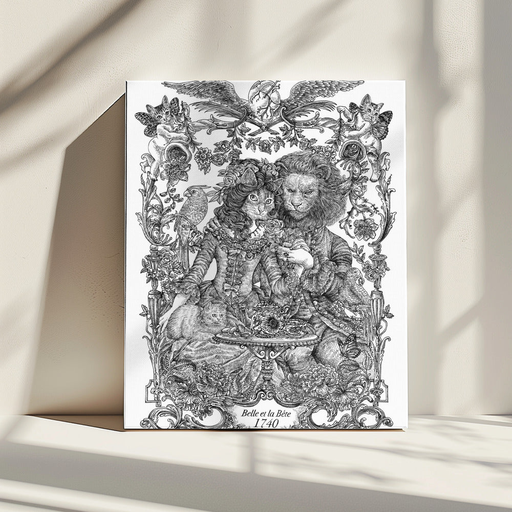 Cat Beauty & Beast | Canvas