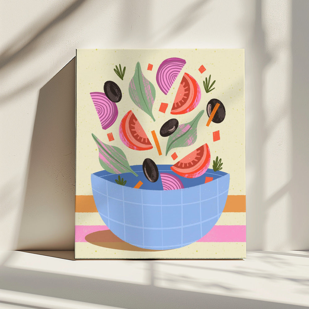 Gemengde salade | Canvas